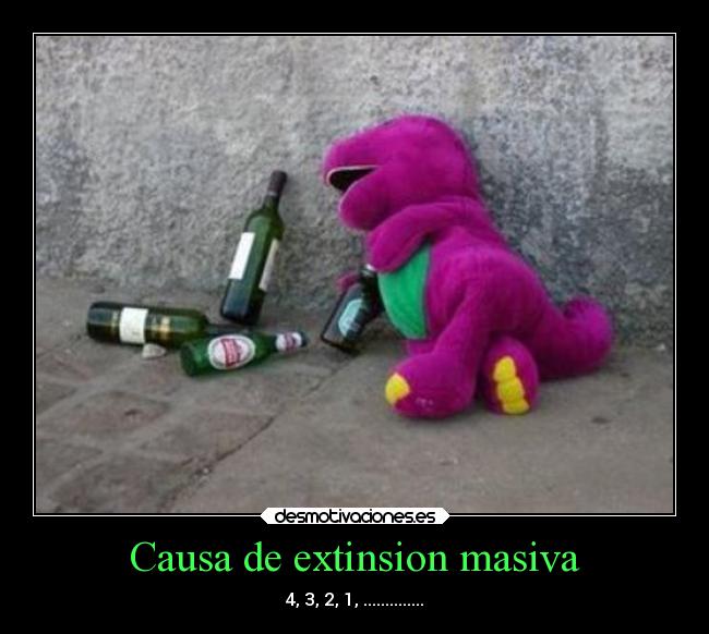 Causa de extinsion masiva -