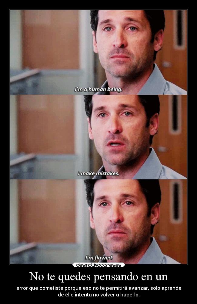 No te quedes pensando en un - 