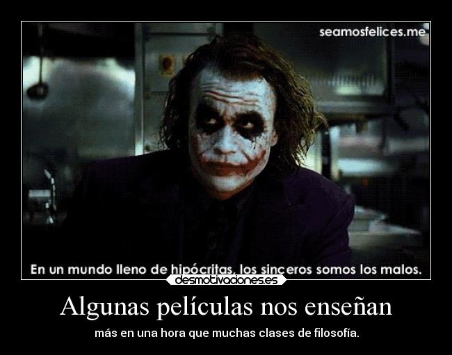 Algunas películas nos enseñan - 