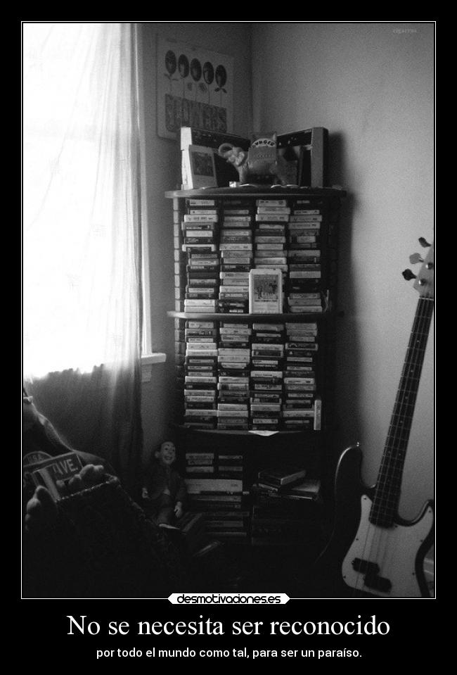 No se necesita ser reconocido -