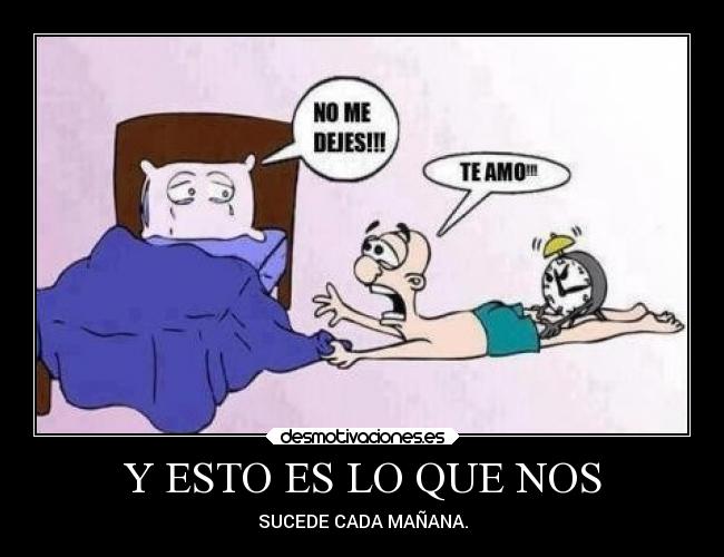 carteles dormir chiste risa suenos desmotivaciones