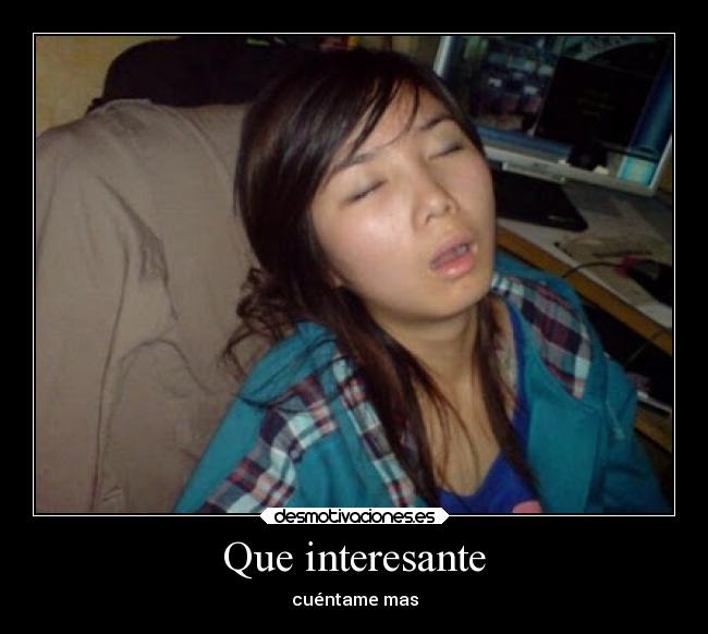 Que interesante - 