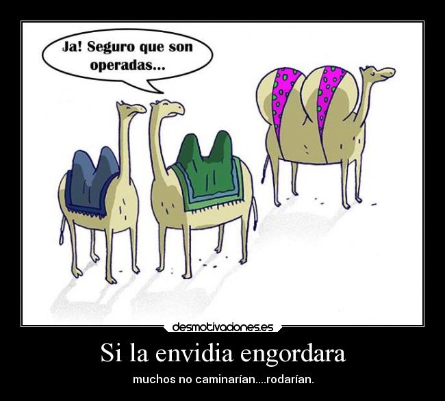 Si la envidia engordara - 