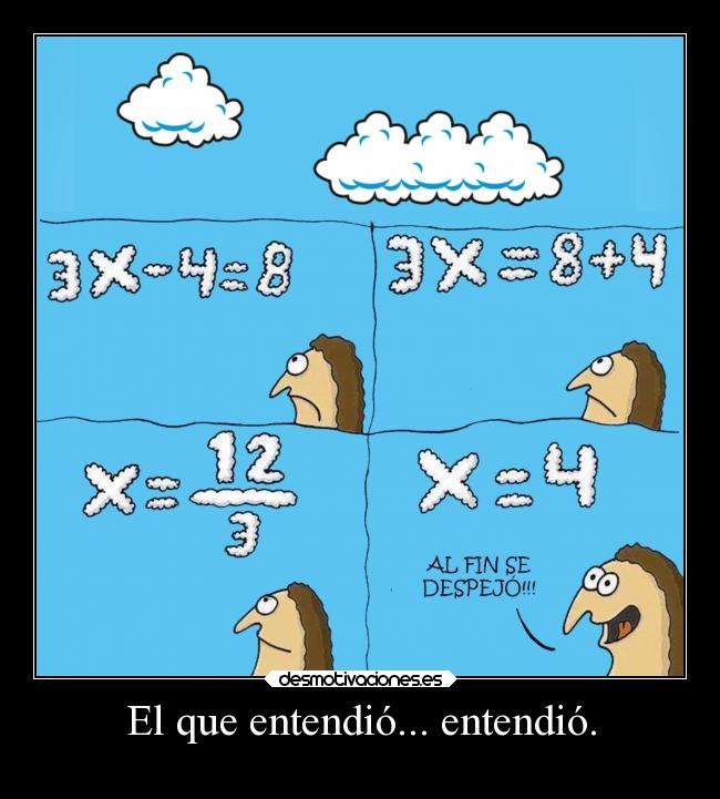 carteles escuela desmotivaciones carteles matematicas algebra colegio nubes desmotivaciones