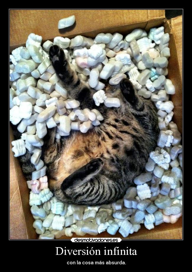 Diversión infinita - con la cosa más absurda.