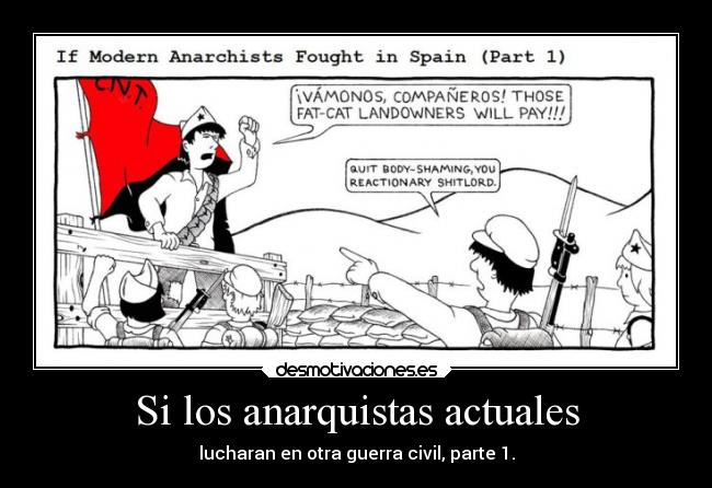 Si los anarquistas actuales - 