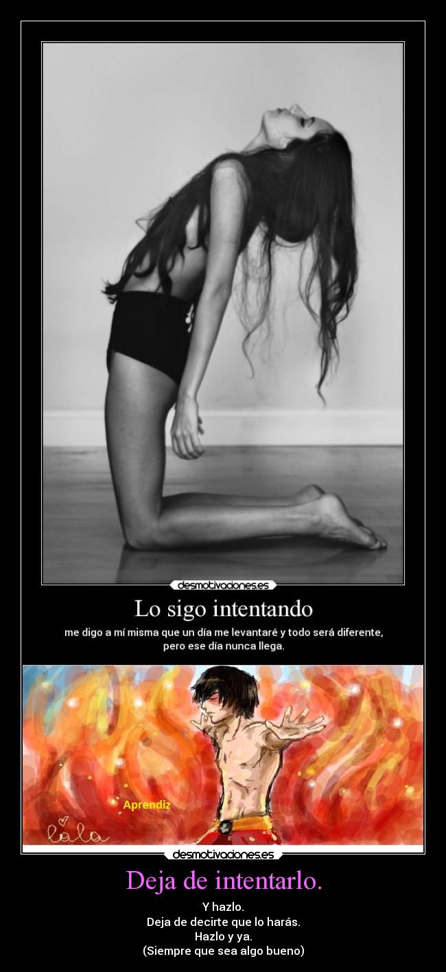 carteles esperanza accion intentar levantarse desmotivaciones