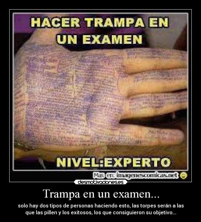 Trampa en un examen... -