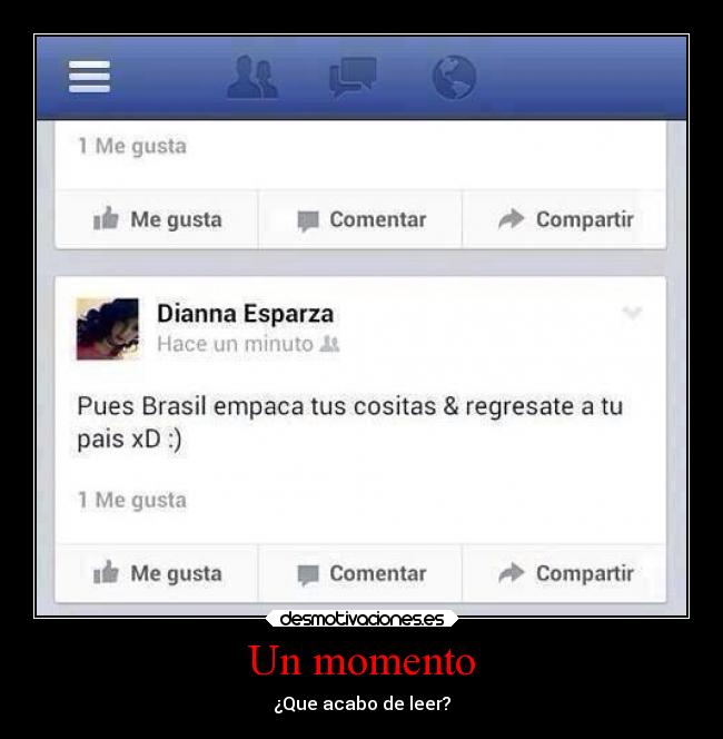 Un momento -