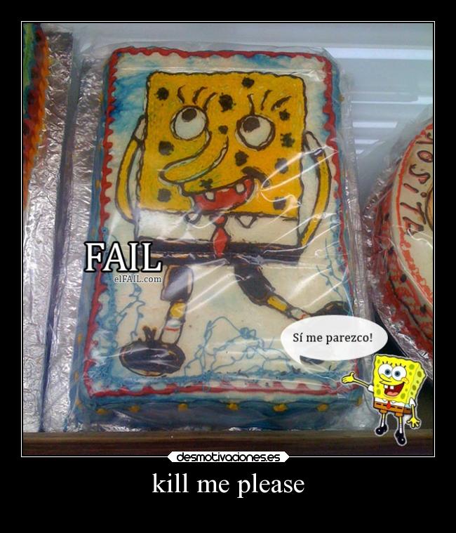 carteles fail bob esponja torta desmotivaciones