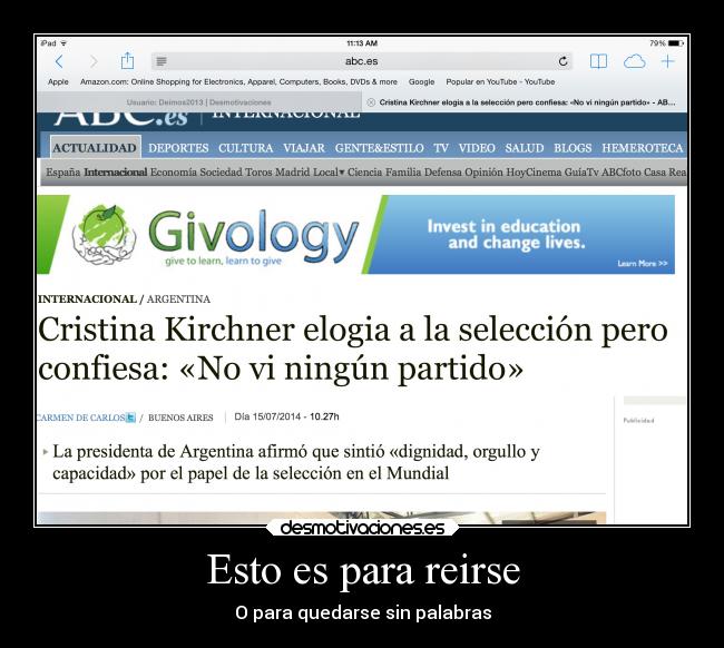 carteles fail presidente argentina mira los partidos desmotivaciones