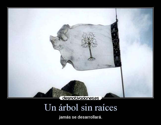 Un árbol sin raíces -