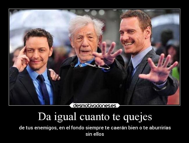 carteles frases cine xmen charles xabier erik lensherr james mcavoy michael fassbender peliculas comic desmotivaciones