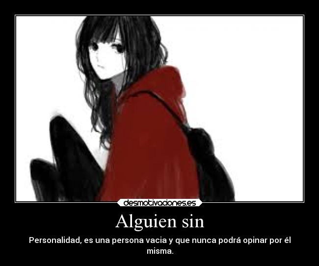 Alguien sin -