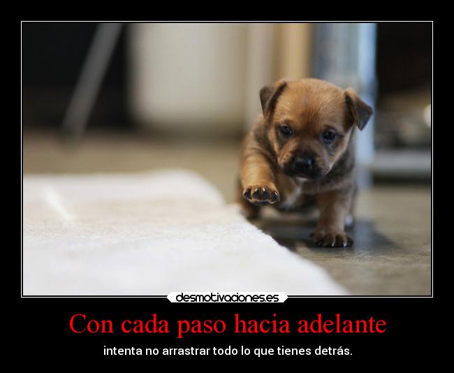 Con cada paso hacia adelante - 