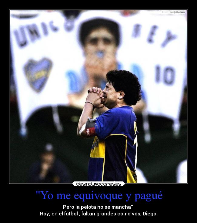 Yo me equivoque y pagué -