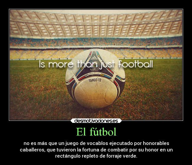El fútbol - 