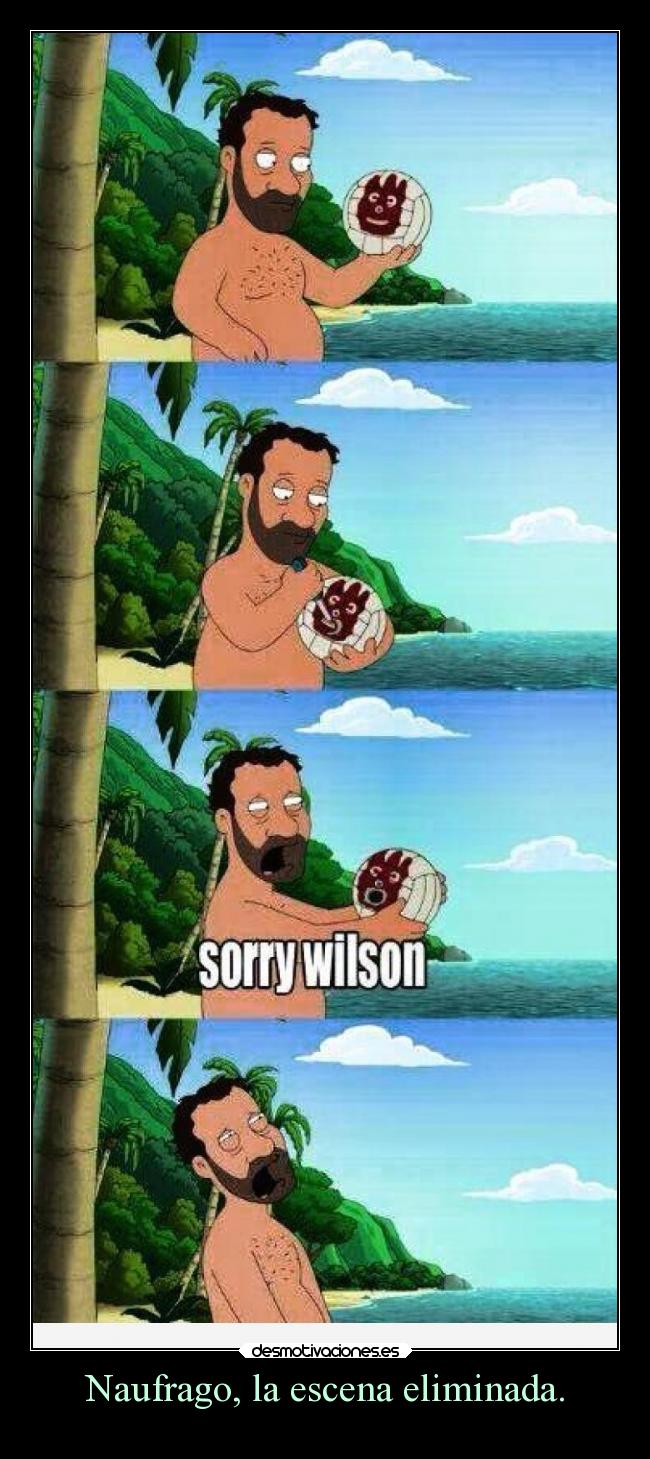 Naufrago, la escena eliminada. - 