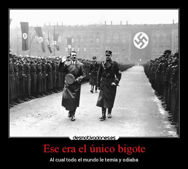 Ese era el único bigote - 