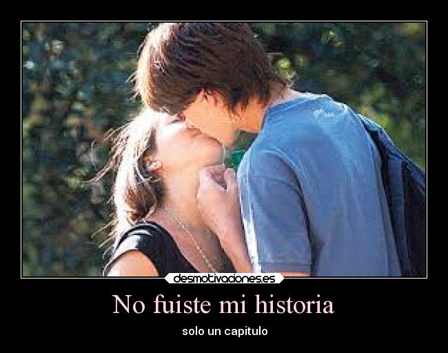 No fuiste mi historia - solo un capitulo