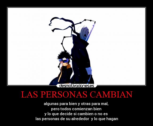 LAS PERSONAS CAMBIAN - 