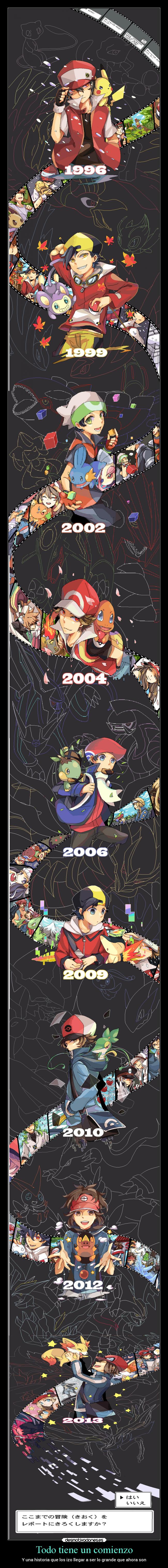 Todo tiene un comienzo - Y una historia que los izo llegar a ser lo grande que ahora son