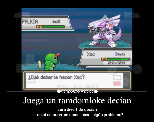 carteles humor caterpie palkia inicial duro muerto jaja mala suerte desmotivaciones