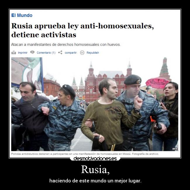Rusia, -