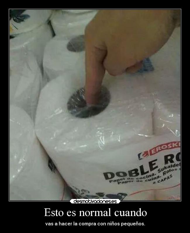 Esto es normal cuando -