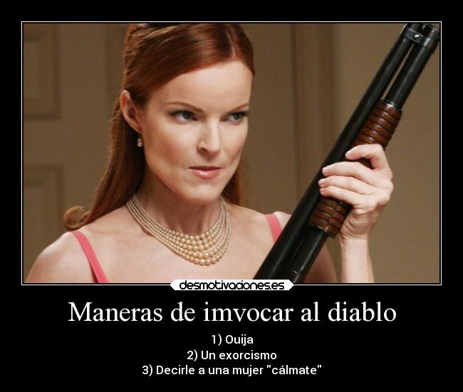Maneras de imvocar al diablo -
