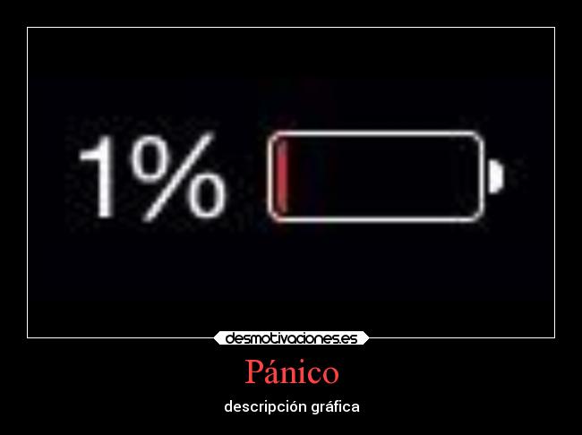 Pánico - descripción gráfica