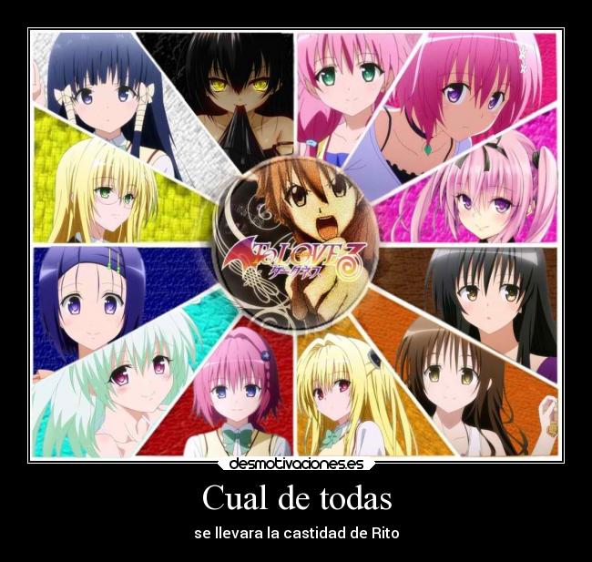 Cual de todas - se llevara la castidad de Rito