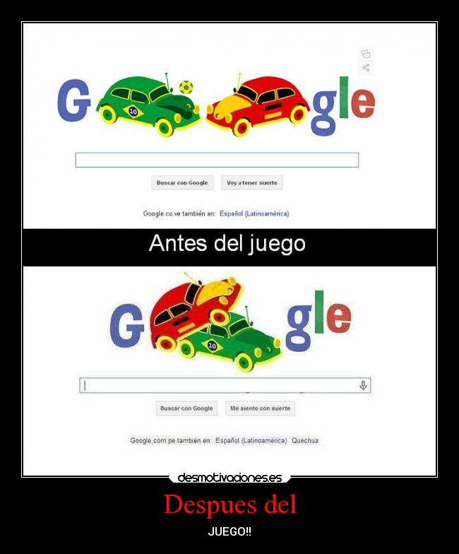 Despues del - JUEGO!!