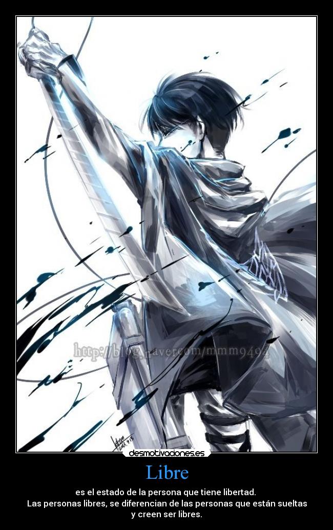 Libre - es el estado de la persona que tiene libertad.
Las personas libres, se diferencian de las personas que están sueltas
y creen ser libres.
