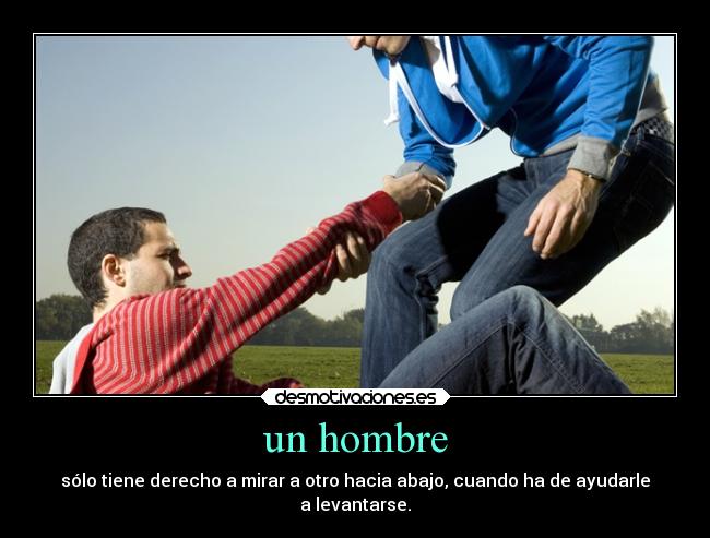 un hombre - 