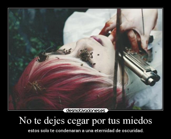 carteles miedo desmotivaciones