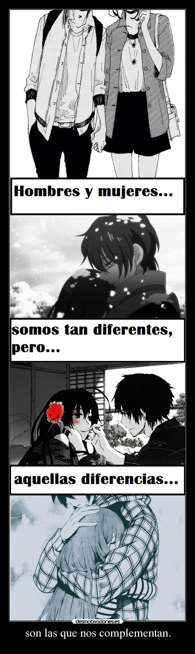 carteles mujer anime amor desmotivaciones hombre maku12 empalagosa ola ase desmotivaciones