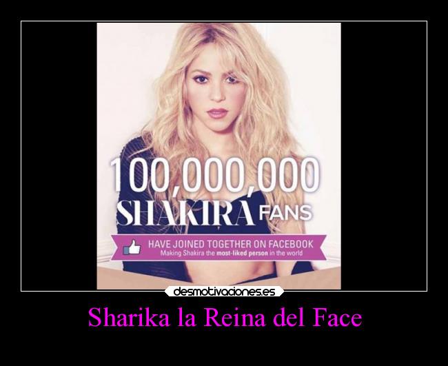 carteles mujer ideas dios internet facebook musica shakira fama idolo desmotivaciones