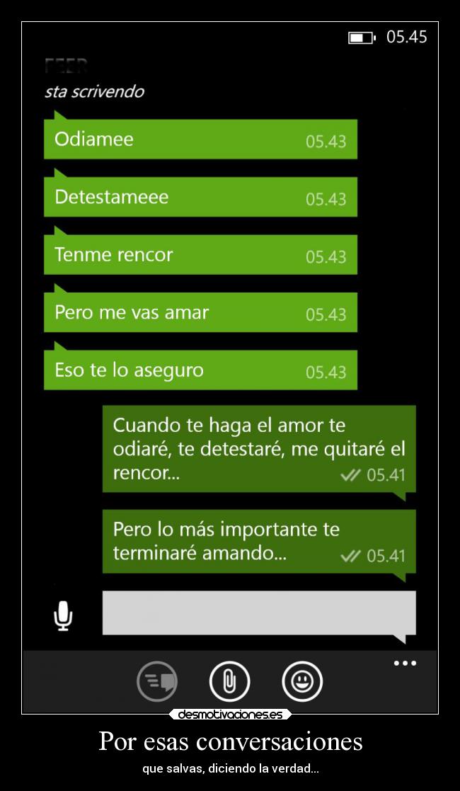 Por esas conversaciones - 