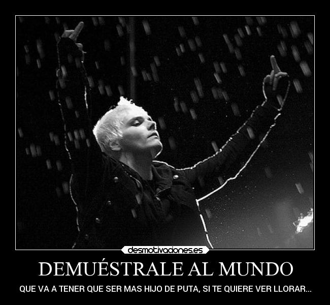 DEMUÉSTRALE AL MUNDO - 