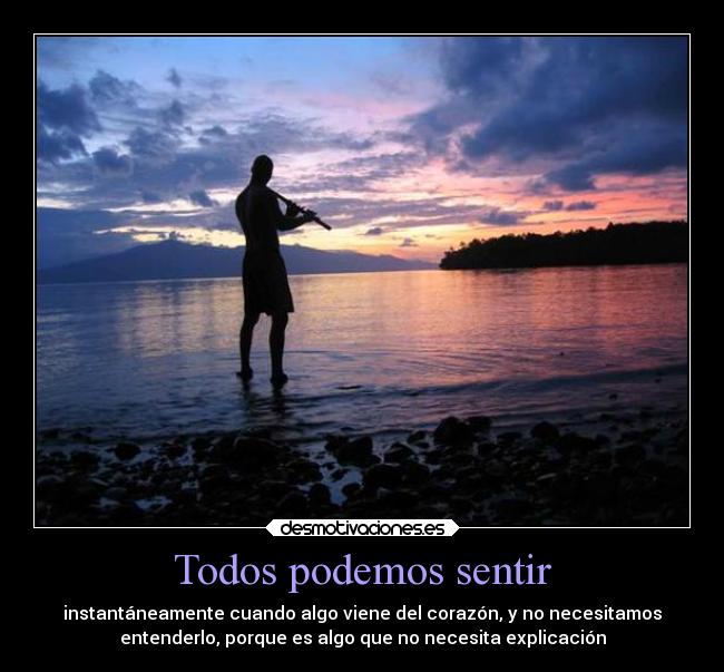 Todos podemos sentir -