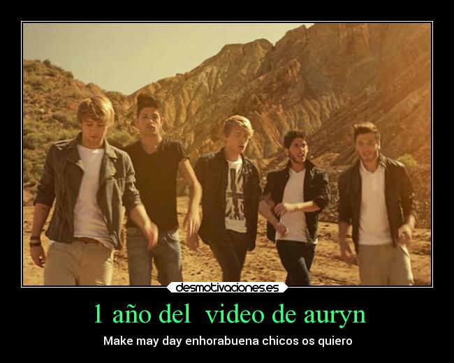 1 año del video de auryn -