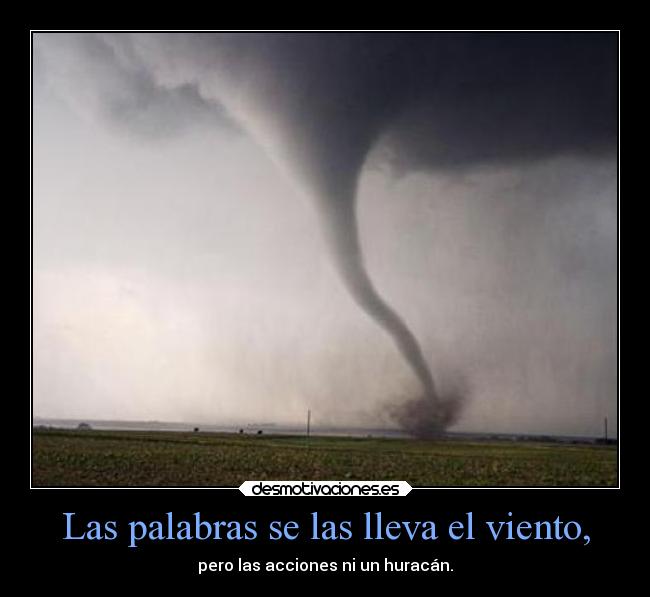 Las palabras se las lleva el viento, - 