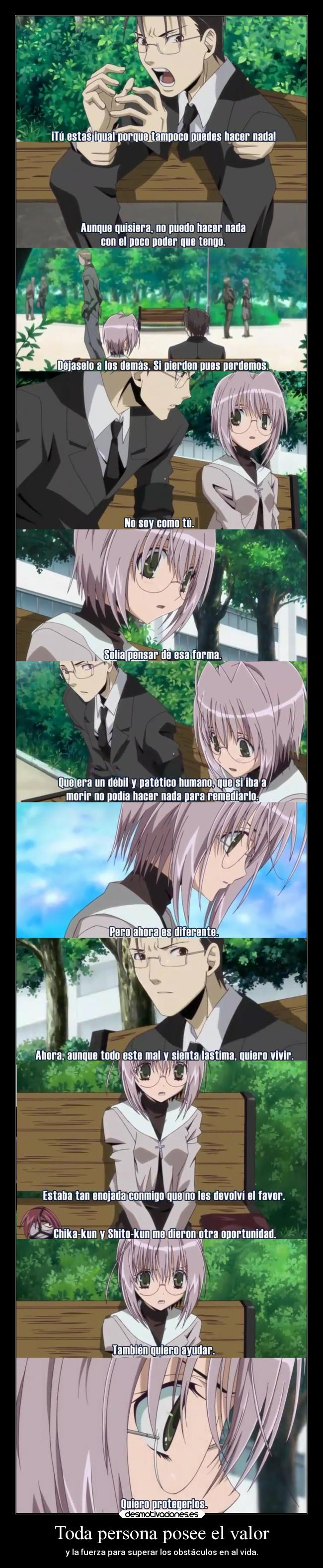 carteles obstaculos vida anime valor fuerza superar problema mejorar raptorhunters desmotivaciones