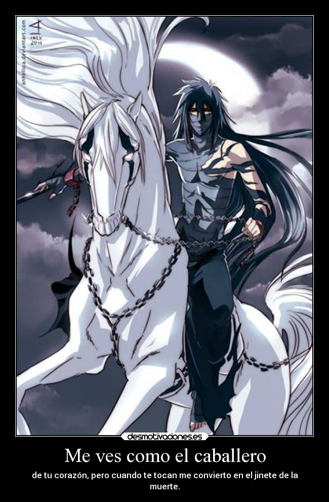 Me ves como el caballero -