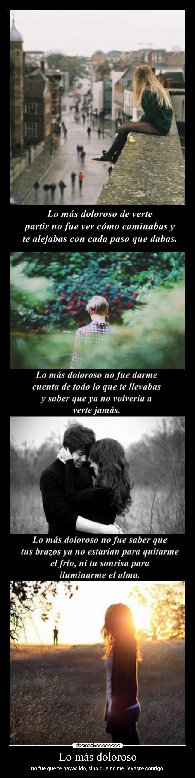 Lo más doloroso -