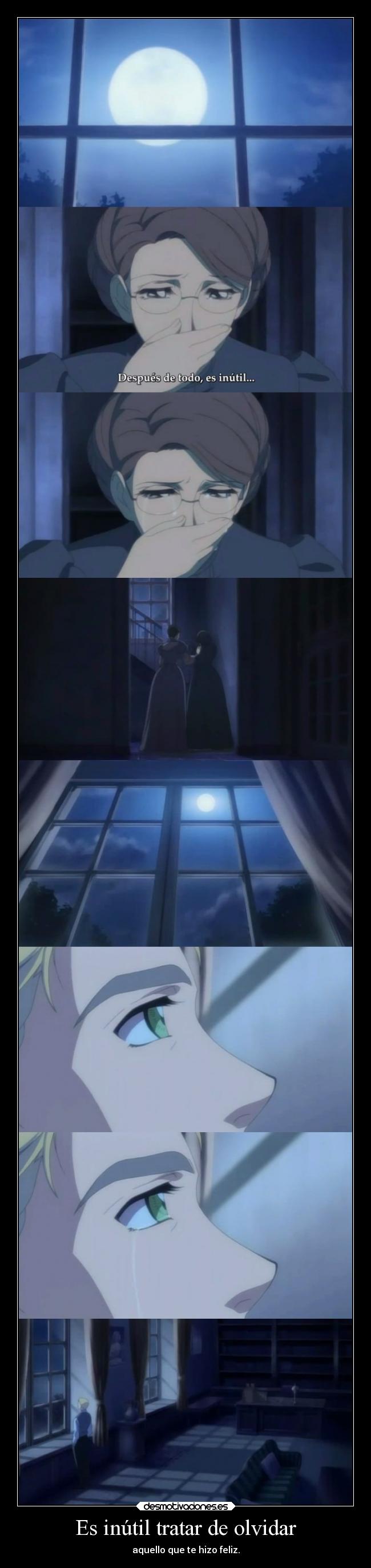 Es inútil tratar de olvidar - 