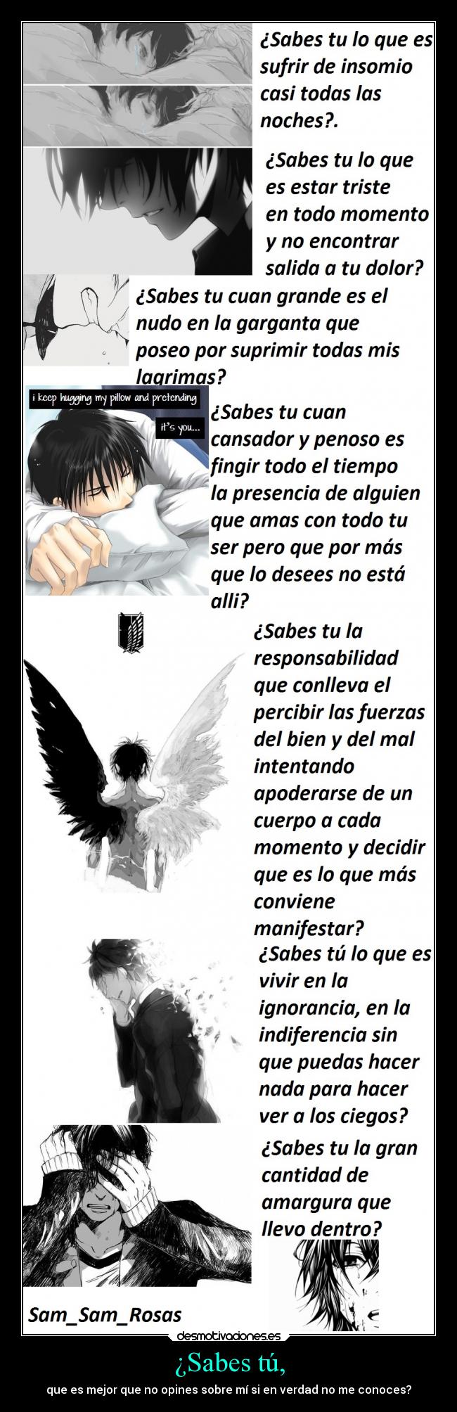 carteles pasado soledad dolor debilidad llorar corazon tristeza anime alma desmotivaciones lagrimas recuerdo desmotivaciones