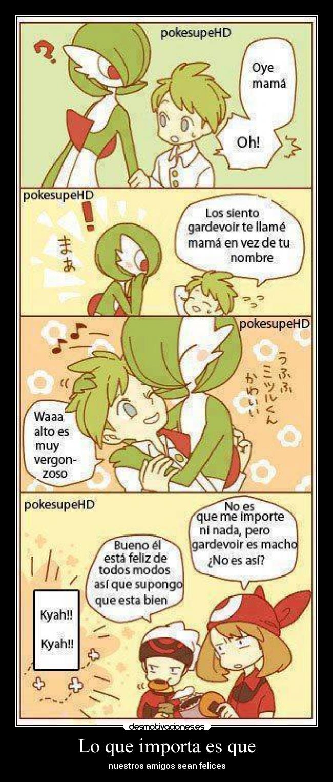 Lo que importa es que -