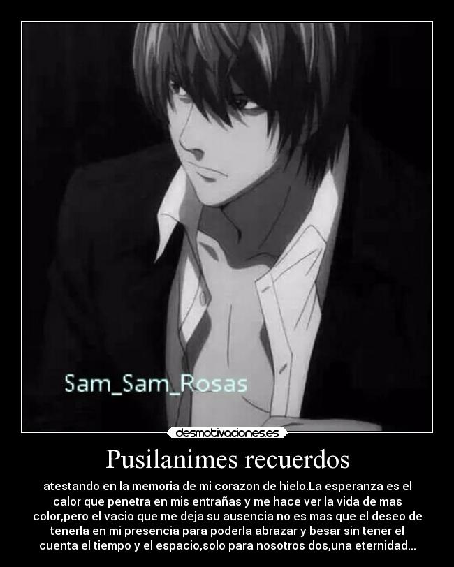 Pusilanimes recuerdos -